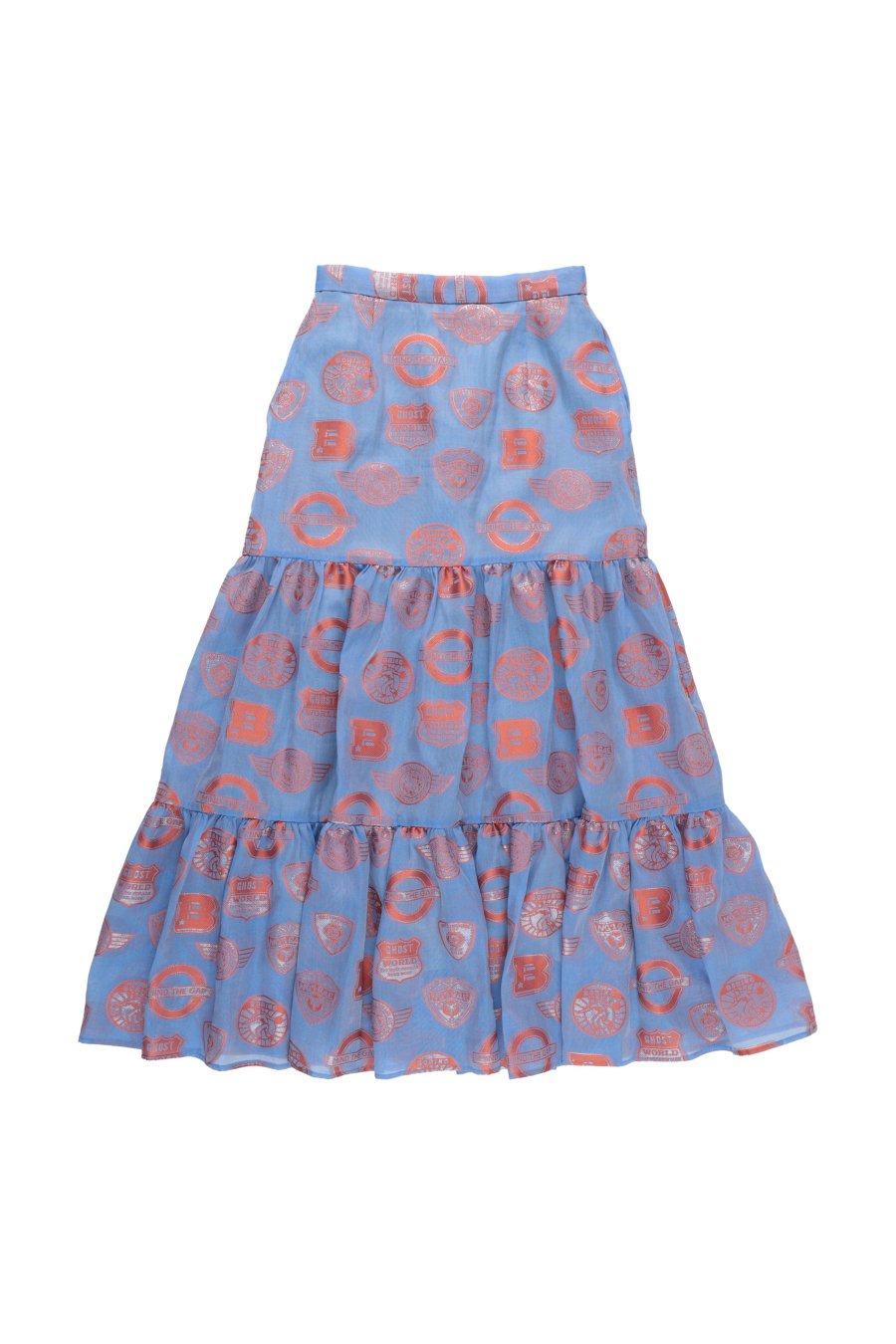 BELPER  MANY PATCH SKIRT BLUE/ORANGE<img class='new_mark_img2' src='https://img.shop-pro.jp/img/new/icons15.gif' style='border:none;display:inline;margin:0px;padding:0px;width:auto;' />