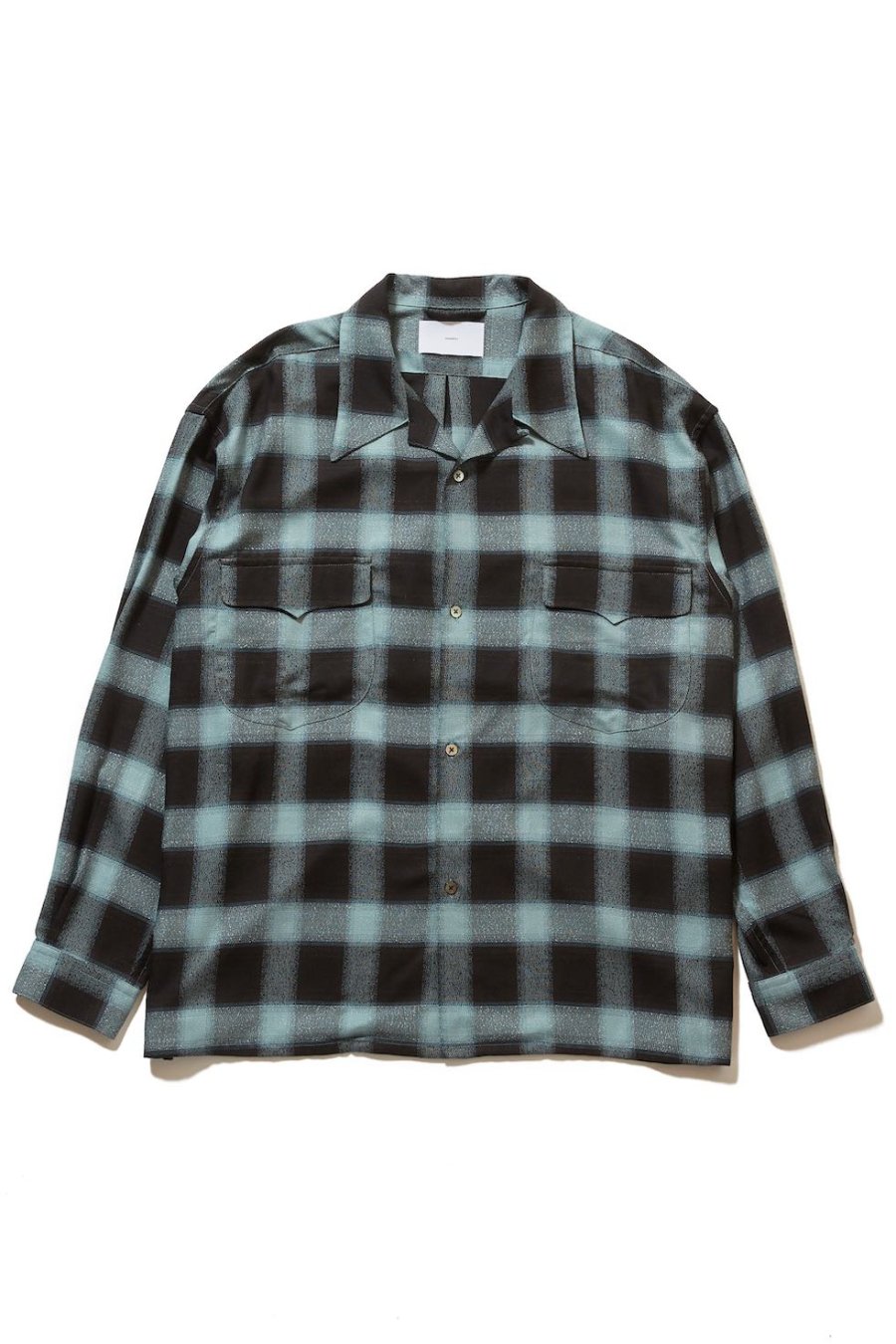 SUGARHILL（シュガーヒル）のOMBRE PLAID OPEN COLLAR BLOUSE 