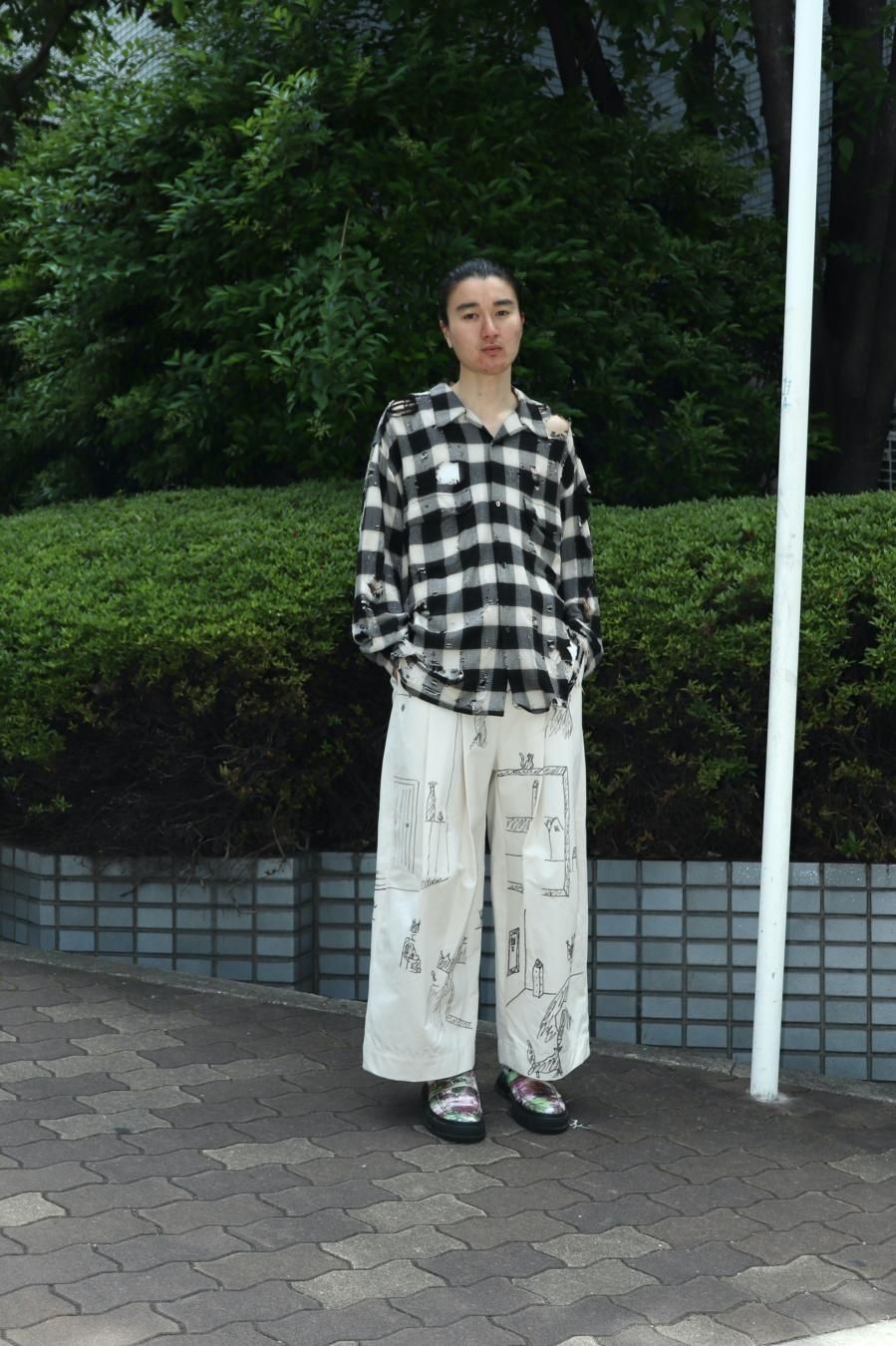 SUGARHILL（シュガーヒル）のBURNT OMBRE PLAID BLOUSE SAND