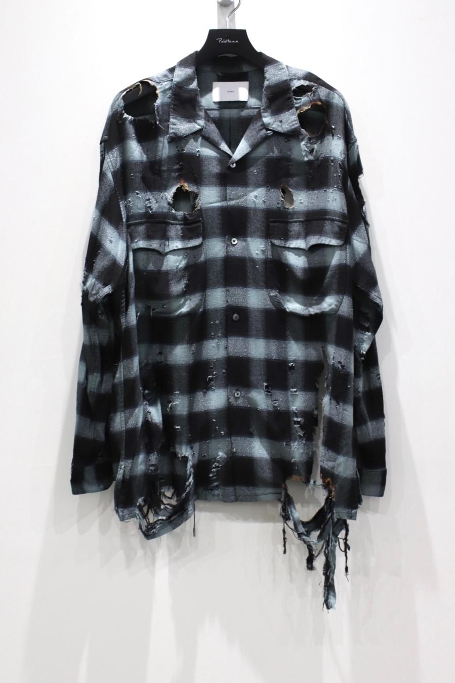 SUGARHILL（シュガーヒル）のBURNT OMBRE PLAID BLOUSE TURQUOISEの通販サイト-大阪 堀江 PALETTE  art alive（パレットアートアライヴ）-