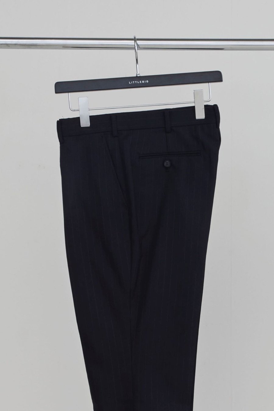 LITTLEBIG（リトルビッグ）のChalk Stripe Flare Trousers Black or Brownの通販サイト-大阪 堀江  PALETTE art alive（パレットアートアライヴ）-