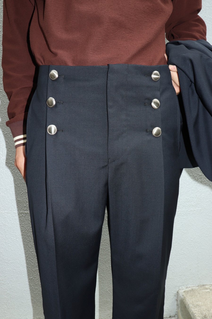 LITTLEBIG（リトルビッグ）のSailor Trousers Navyの通販サイト-大阪 堀江 PALETTE art  alive（パレットアートアライヴ）-