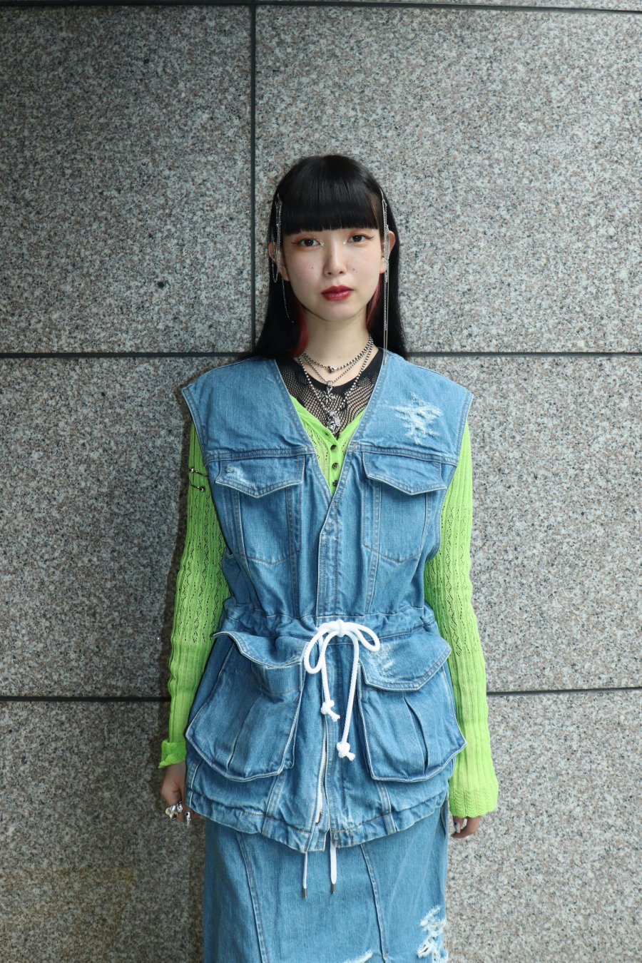 BELPER（ベルパー）のDENIM VEST INDIGO（ベスト）の通販サイト-大阪 堀江 PALETTE art  alive（パレットアートアライヴ）-