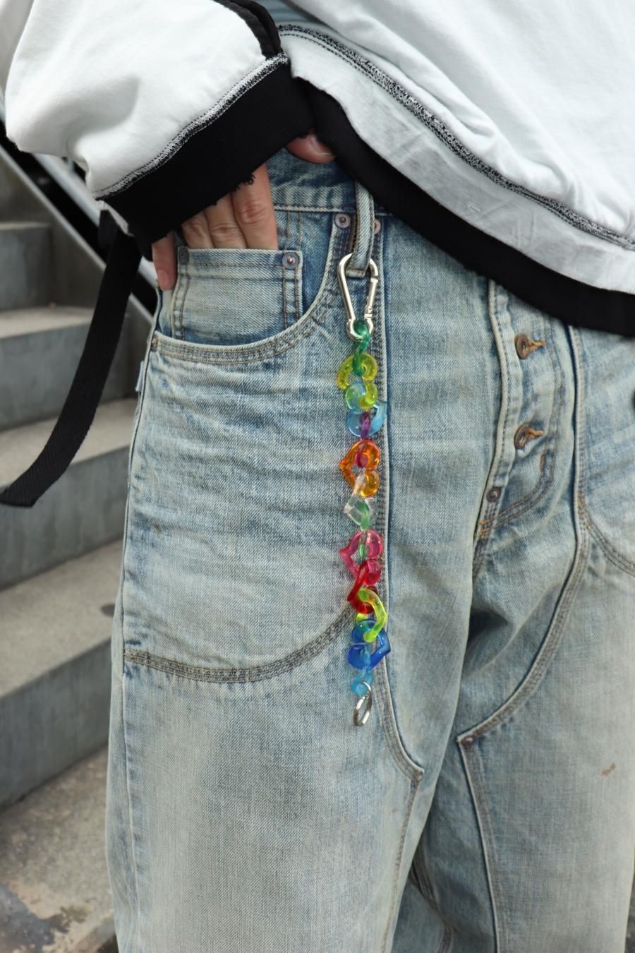 SUGARHILL（シュガーヒル）のFADED DOUBLE KNEE DENIM PANTS-2の