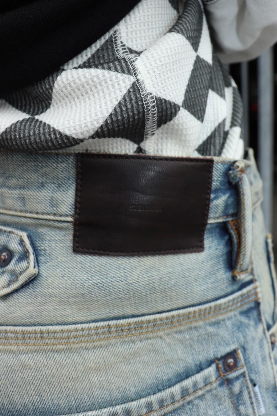SUGARHILL（シュガーヒル）のFADED DOUBLE KNEE DENIM PANTS-2の