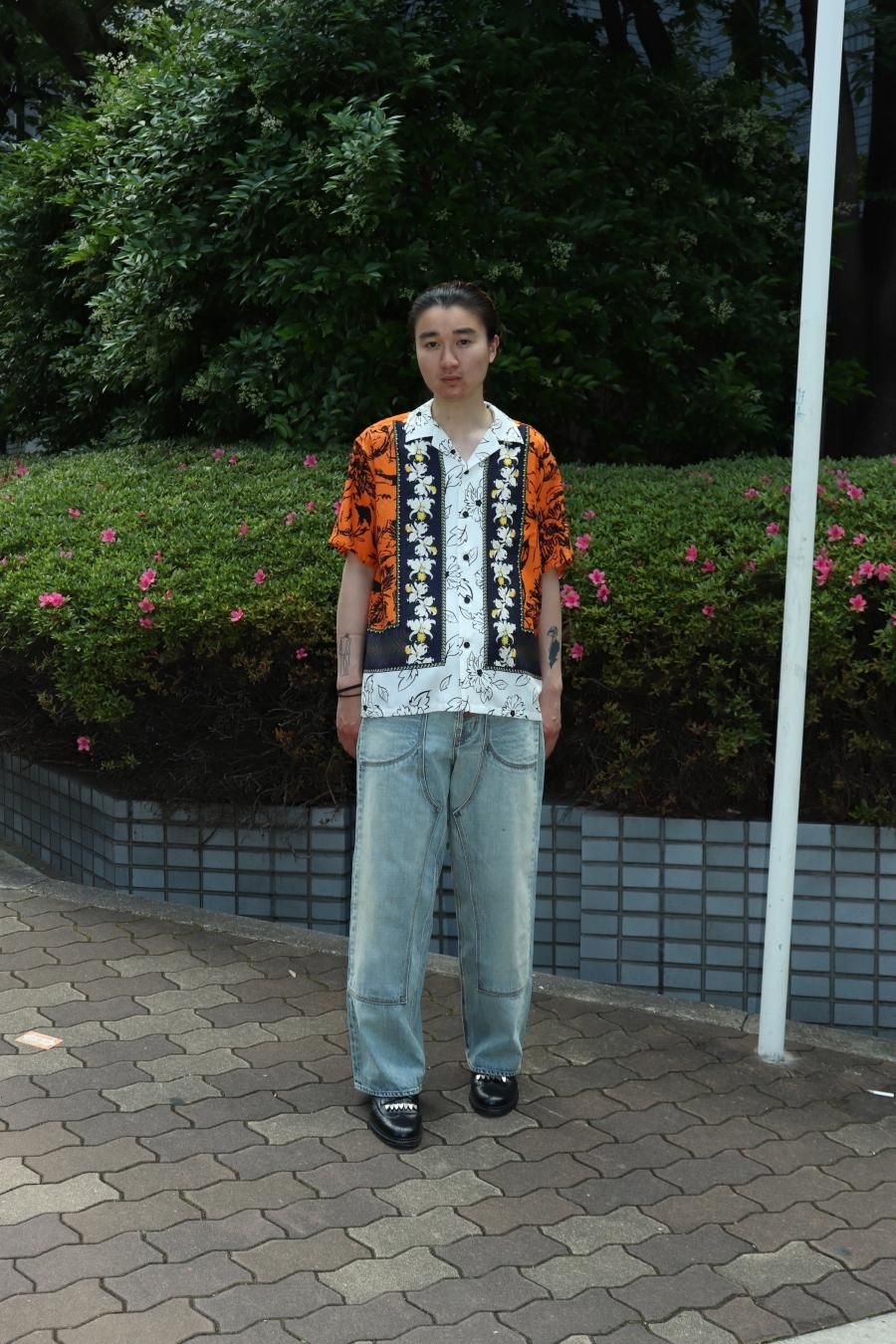 SUGARHILL（シュガーヒル）のFADED DOUBLE KNEE DENIM PANTS-2の