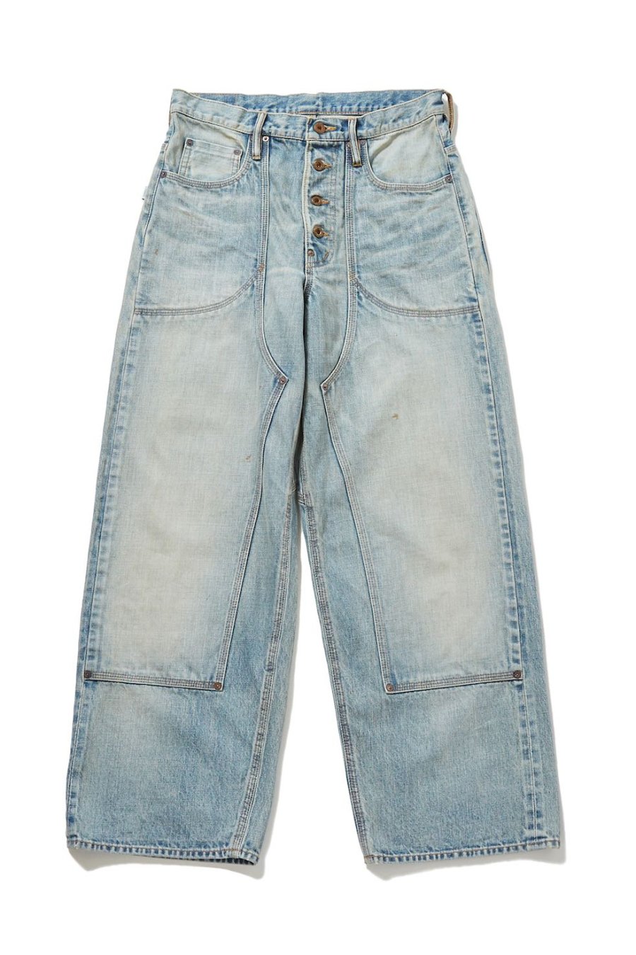 SUGARHILL  FADED DOUBLE KNEE DENIM PANTS-2<img class='new_mark_img2' src='https://img.shop-pro.jp/img/new/icons15.gif' style='border:none;display:inline;margin:0px;padding:0px;width:auto;' />