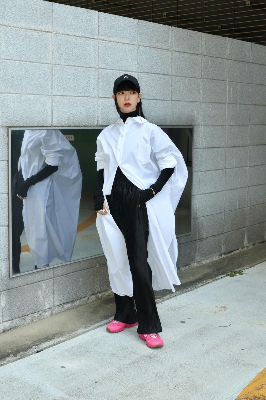 BELPER（ベルパー）のPLEATED PANTS BLACK（パンツ）の通販サイト-大阪