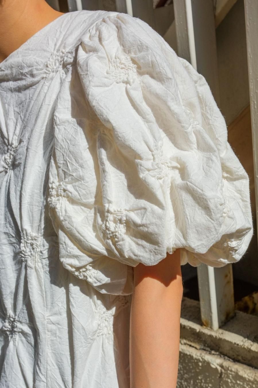 BELPER（ベルパー）のEMBROIDERY LINEN DRESS（ワンピース）の