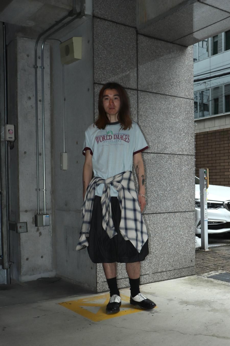 SUGARHILL（シュガーヒル）のRAYON OMBRE OPEN COLLAR BLOUSEの