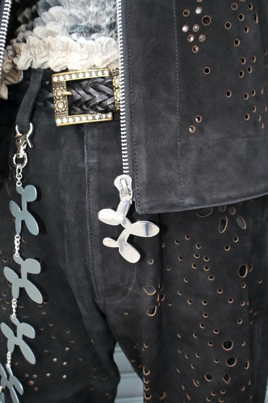 GALAXY-CUT LEATHER JACKET / black – MIKIRIHASSHIN OFFICIAL
