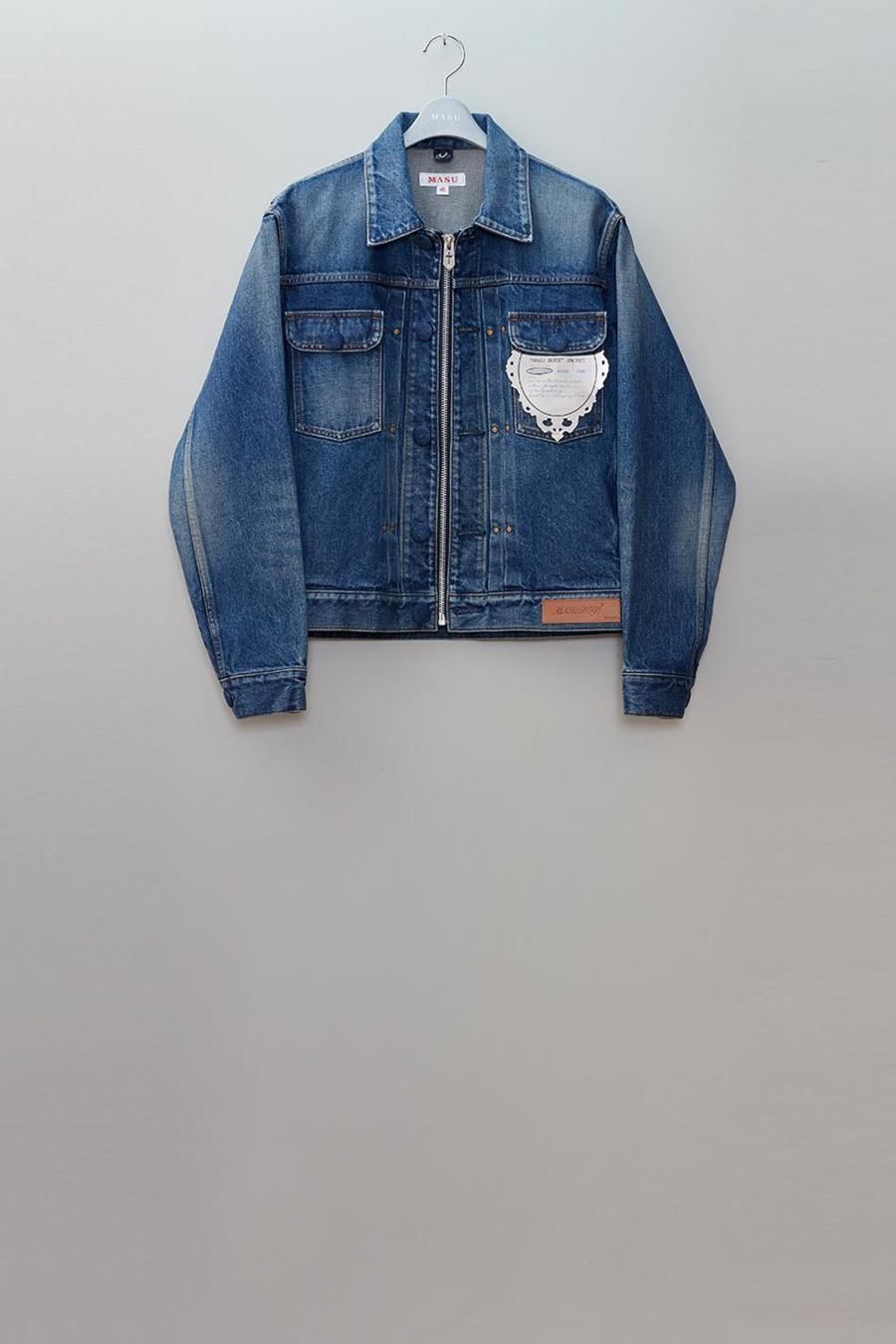 【MASU】INDIGO VELVET TRUCKER JACKET MASU(エムエーエスユー)のINDIGO VELVET TRUCKER JACKETの通販