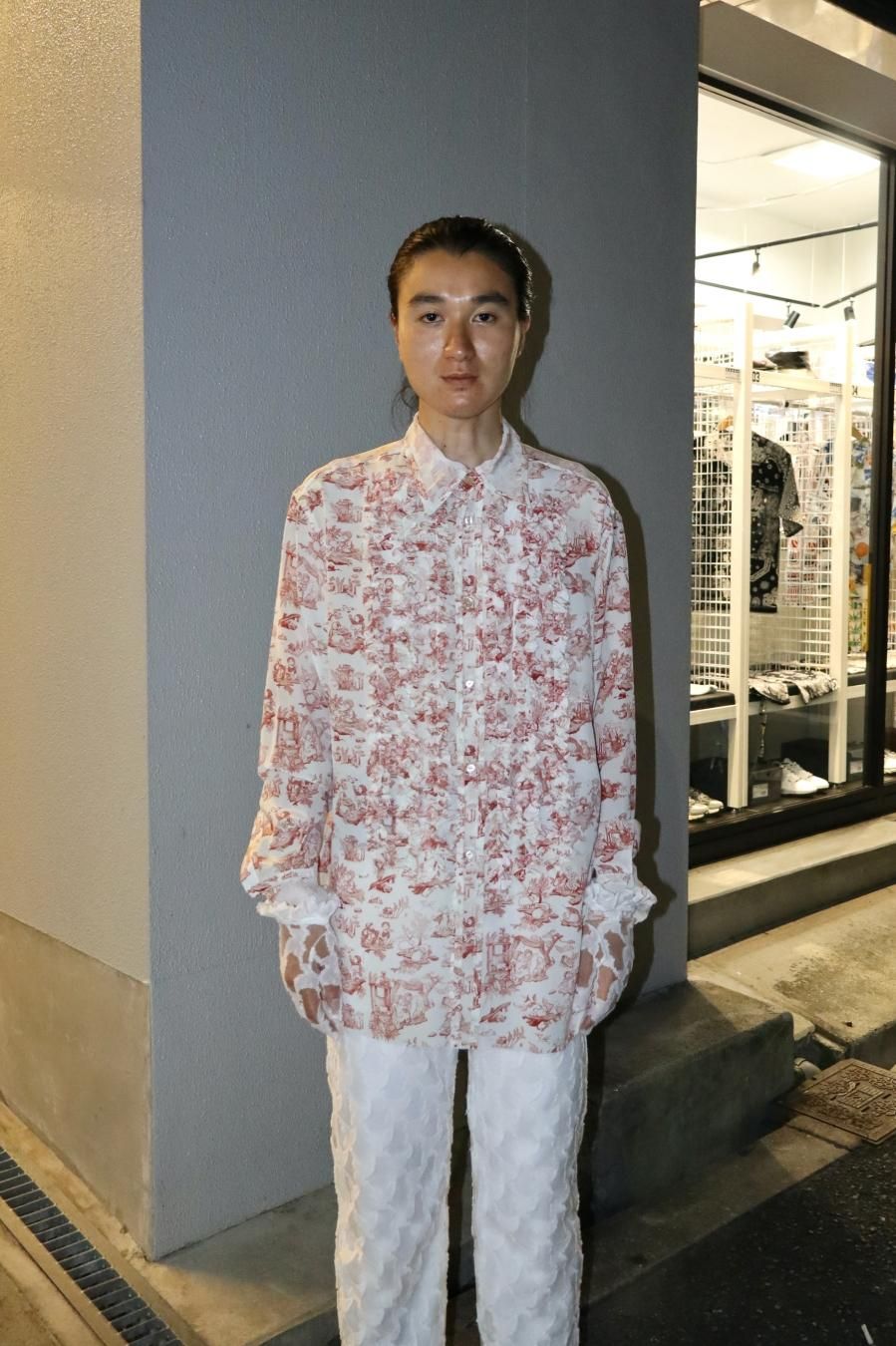 MASU（エムエーエスユー）のCOMIC TOILE DE JOUY FRILL SHIRTS