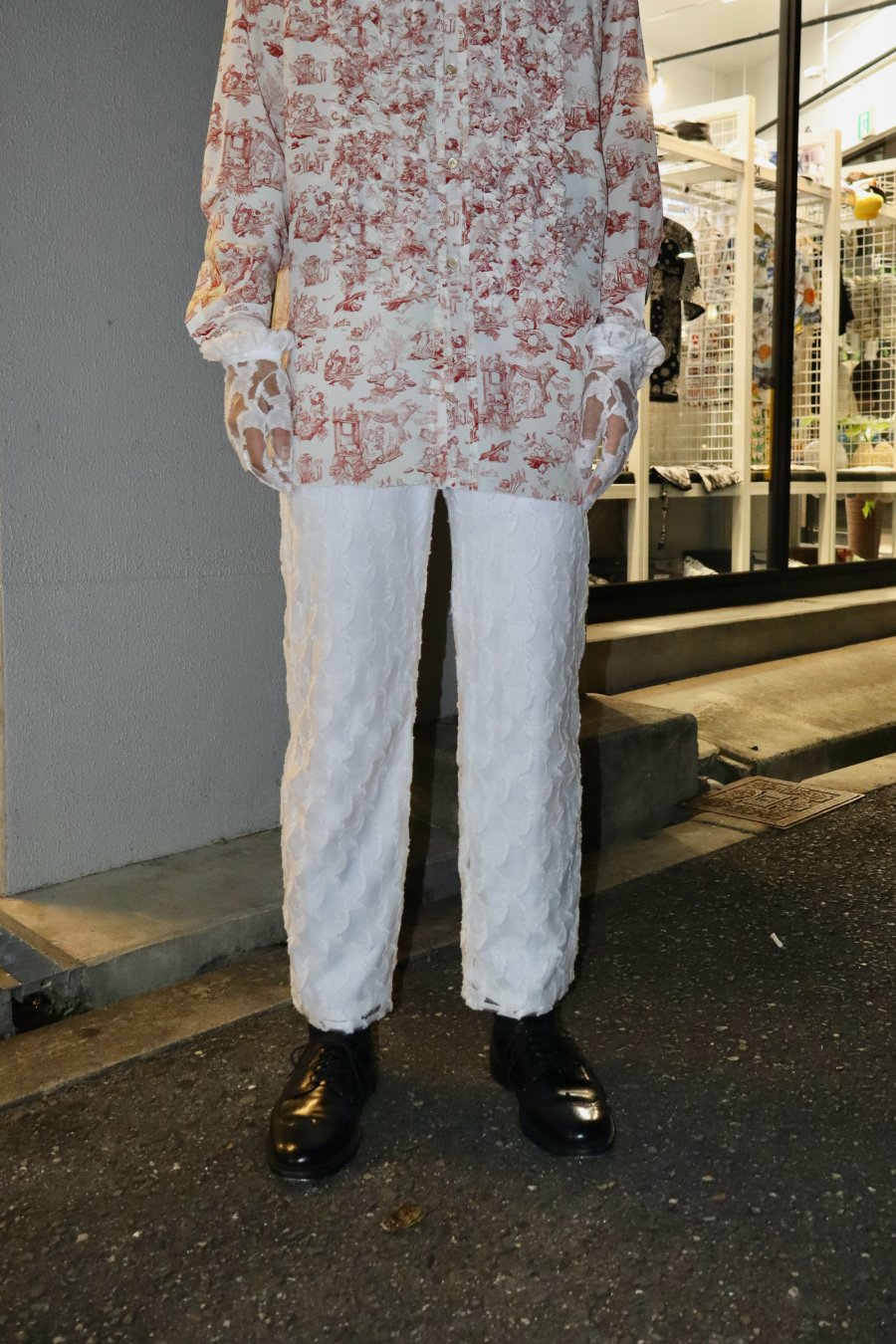 MASU（エムエーエスユー）のANGEL LACE JEANS WHITEの通販サイト-大阪