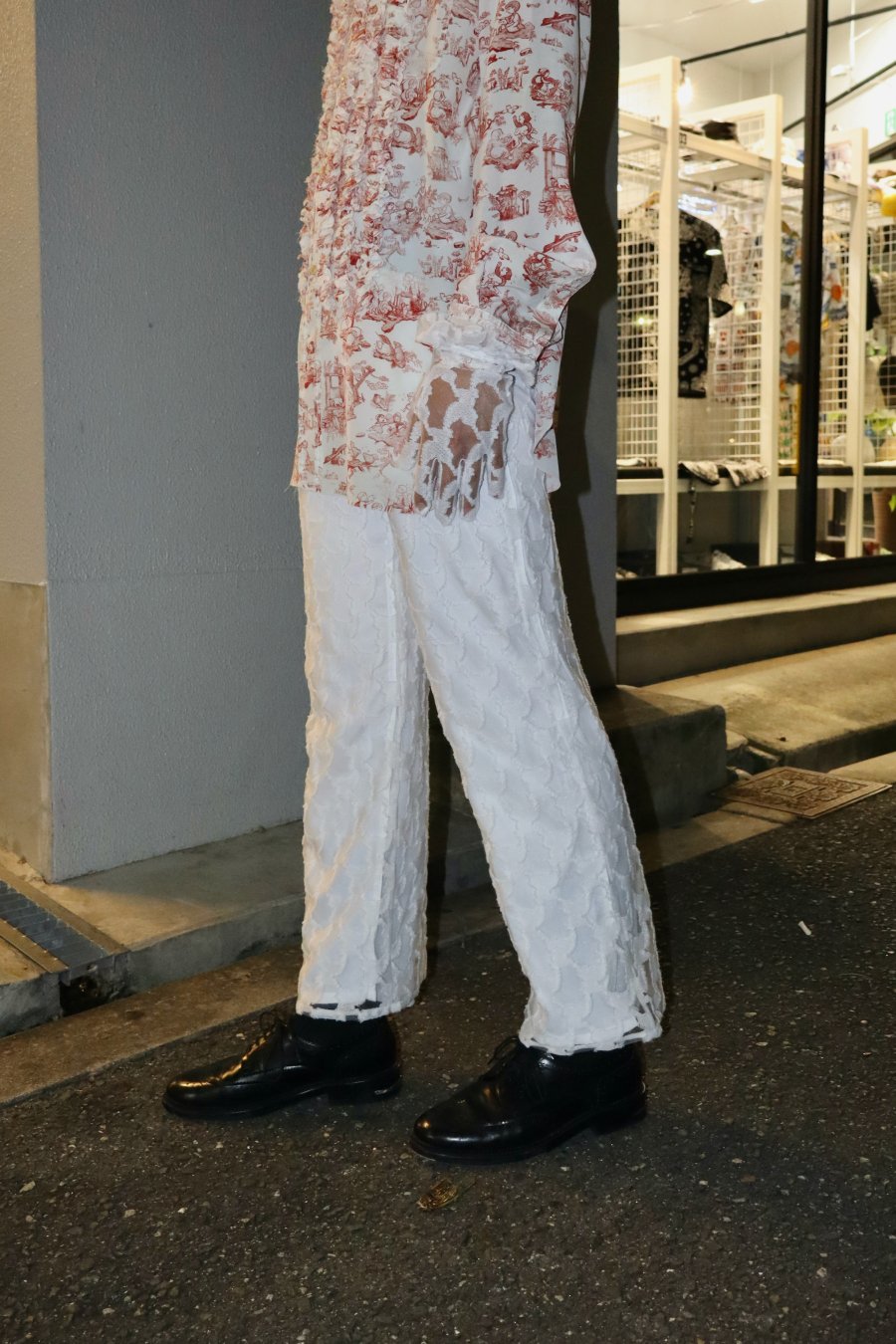 MASU（エムエーエスユー）のANGEL LACE JEANS WHITEの通販サイト-大阪 堀江 PALETTE art  alive（パレットアートアライヴ）-