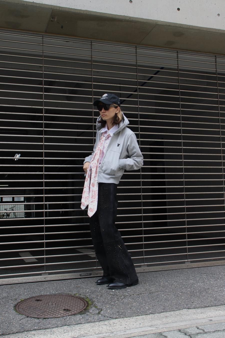 MASU（エムエーエスユー）のGALAXY-CUT LEATHER FLARE PANTS