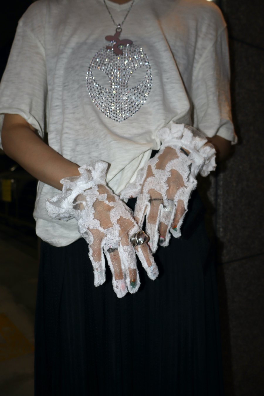 MASU（エムエーエスユー）のANGEL LACE GLOVE WHITEの通販サイト-大阪