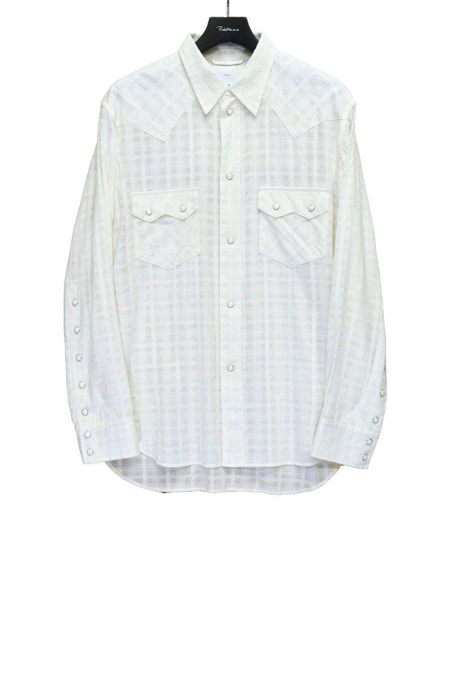 SUGARHILL × P.A.A  KARAMI WESTERN SHIRTS(WHITE)<img class='new_mark_img2' src='https://img.shop-pro.jp/img/new/icons15.gif' style='border:none;display:inline;margin:0px;padding:0px;width:auto;' />