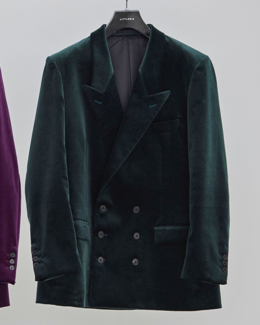 LITTLEBIG（リトルビッグ）のVelvet Jacket Purple or Green