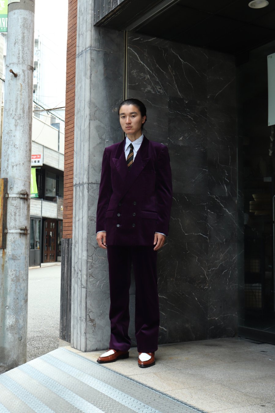 LITTLEBIG（リトルビッグ）のVelvet Jacket Purple or Green（ジャケット）の通販サイト-大阪 堀江 PALETTE  art alive（パレットアートアライヴ）-