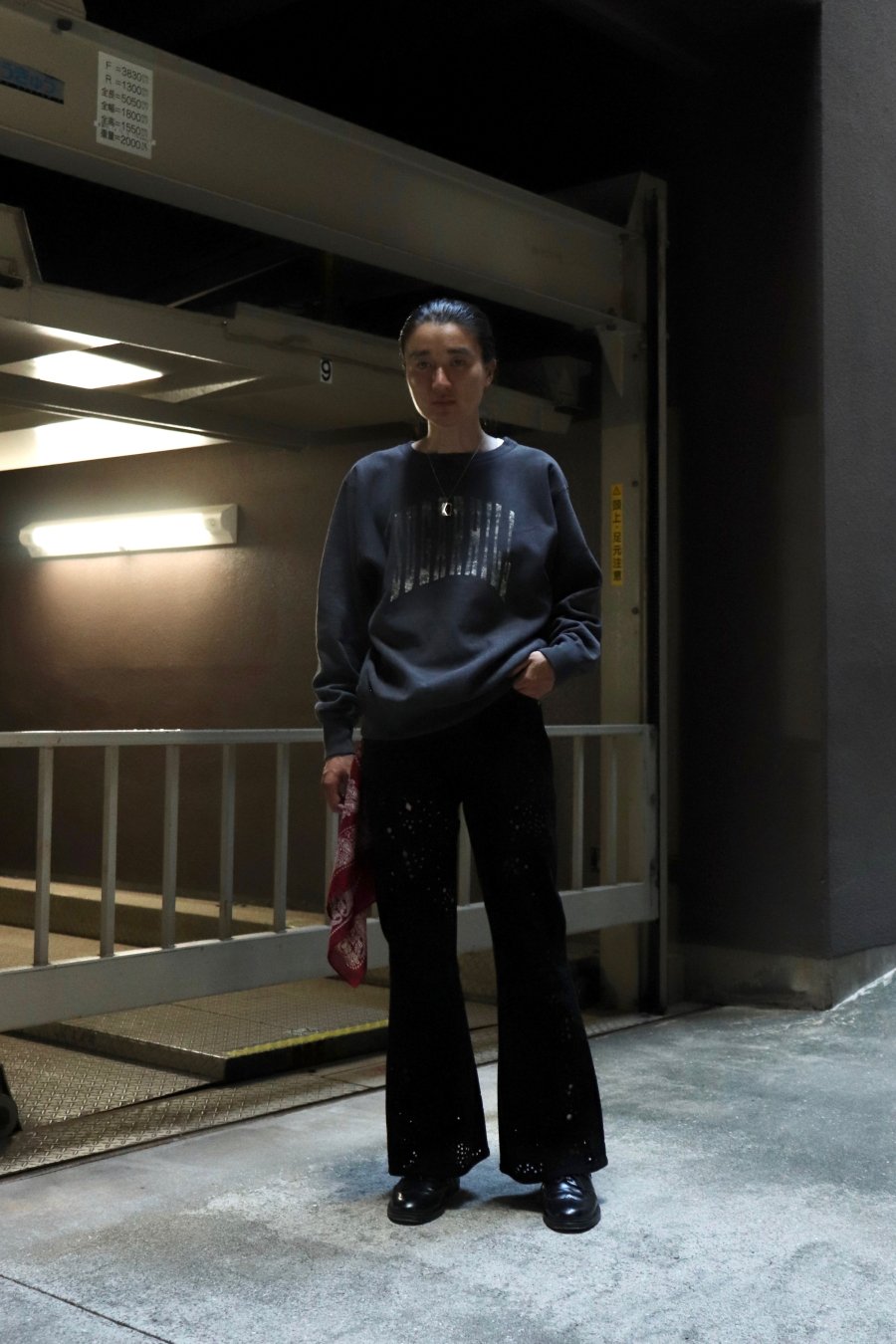 SUGARHILL（シュガーヒル）のCOLLEGE PRINT SWEAT SHIRT AGED BLACKの通販サイト-大阪 堀江 PALETTE  art alive（パレットアートアライヴ）-