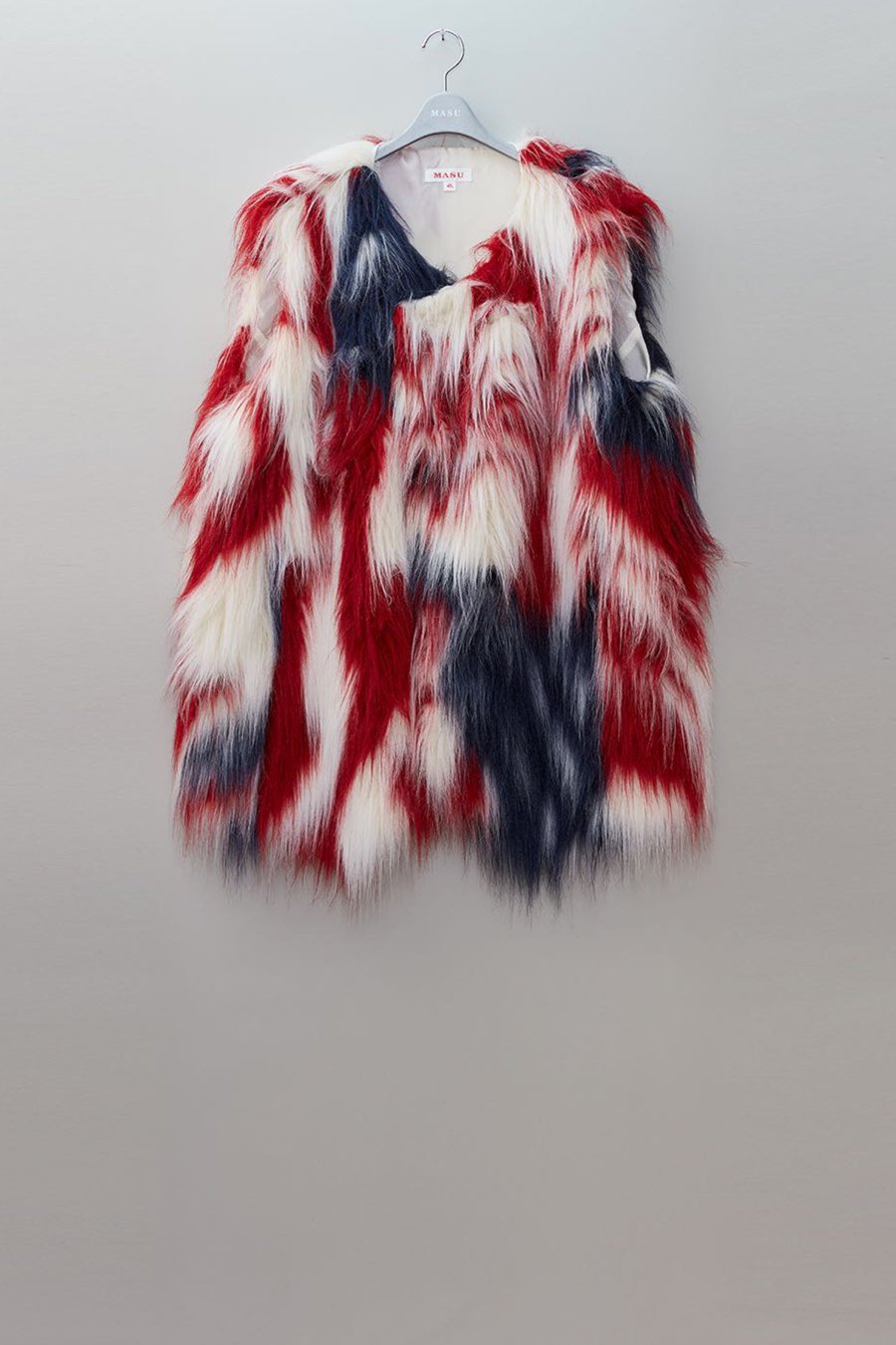 MASU（エムエーエスユー）のMARBLE FLAG FUR VESTの通販サイト-大阪 