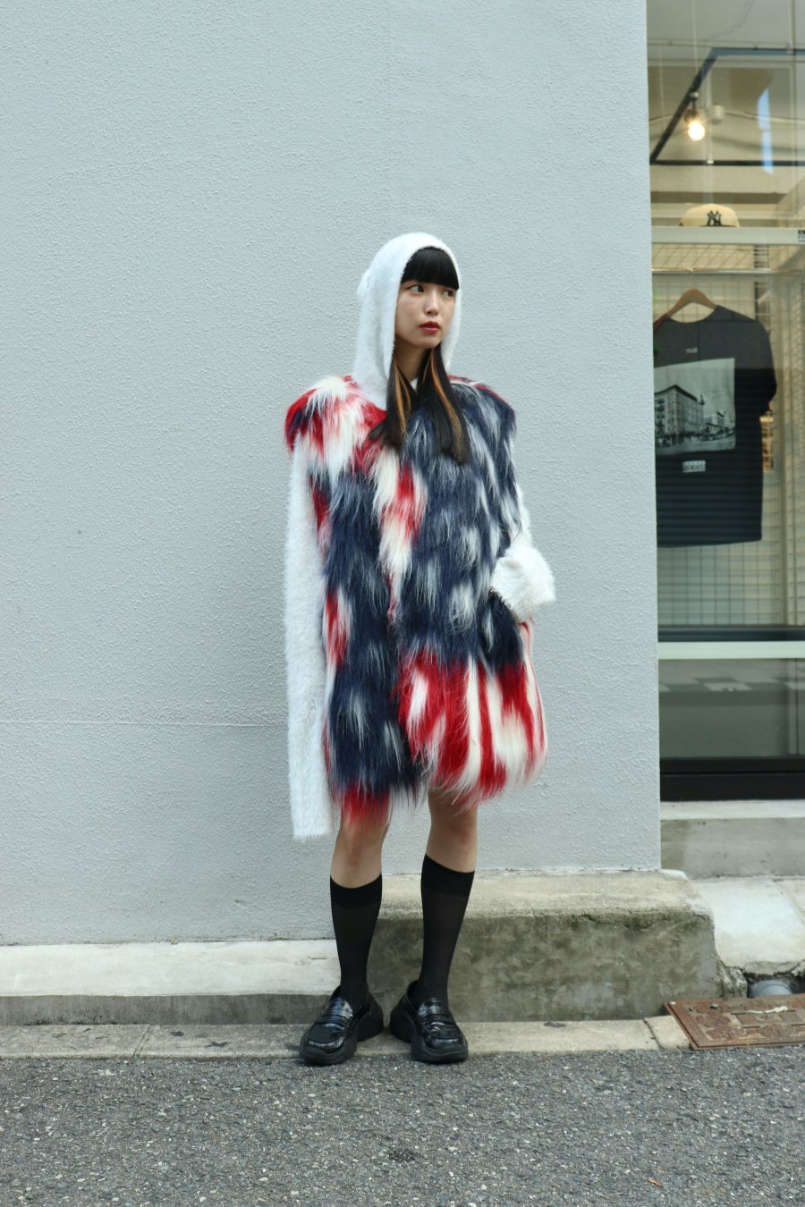 MASU（エムエーエスユー）のMARBLE FLAG FUR VESTの通販サイト-大阪 堀江 PALETTE art  alive（パレットアートアライヴ）-