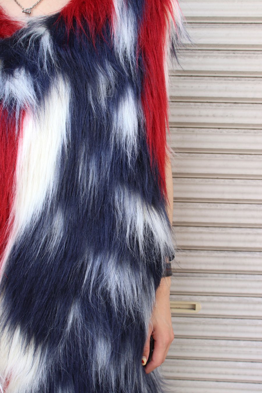 MASU（エムエーエスユー）のMARBLE FLAG FUR VESTの通販サイト-大阪 堀江 PALETTE art  alive（パレットアートアライヴ）-