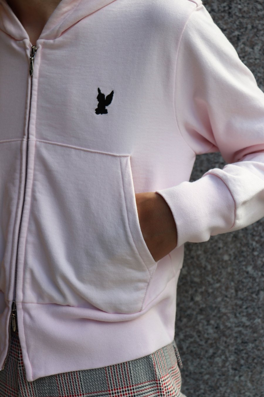 MASU（エムエーエスユー）のANGEL ZIP-UP HOODIE BABY PINKの通販 ...