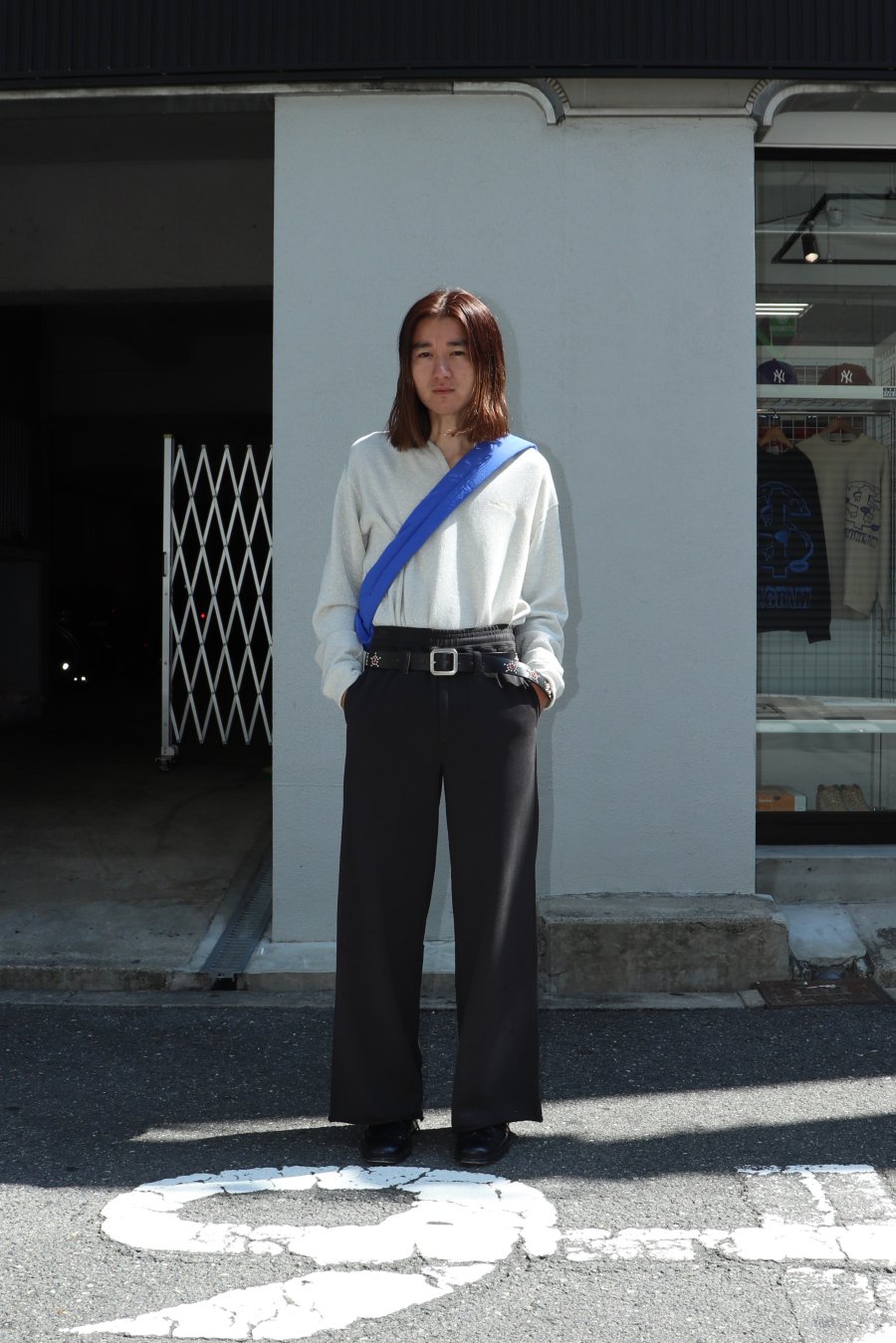 MASU（エムエーエスユー）のBAGGY SWEAT PANTS BLACKの通販サイト-大阪 