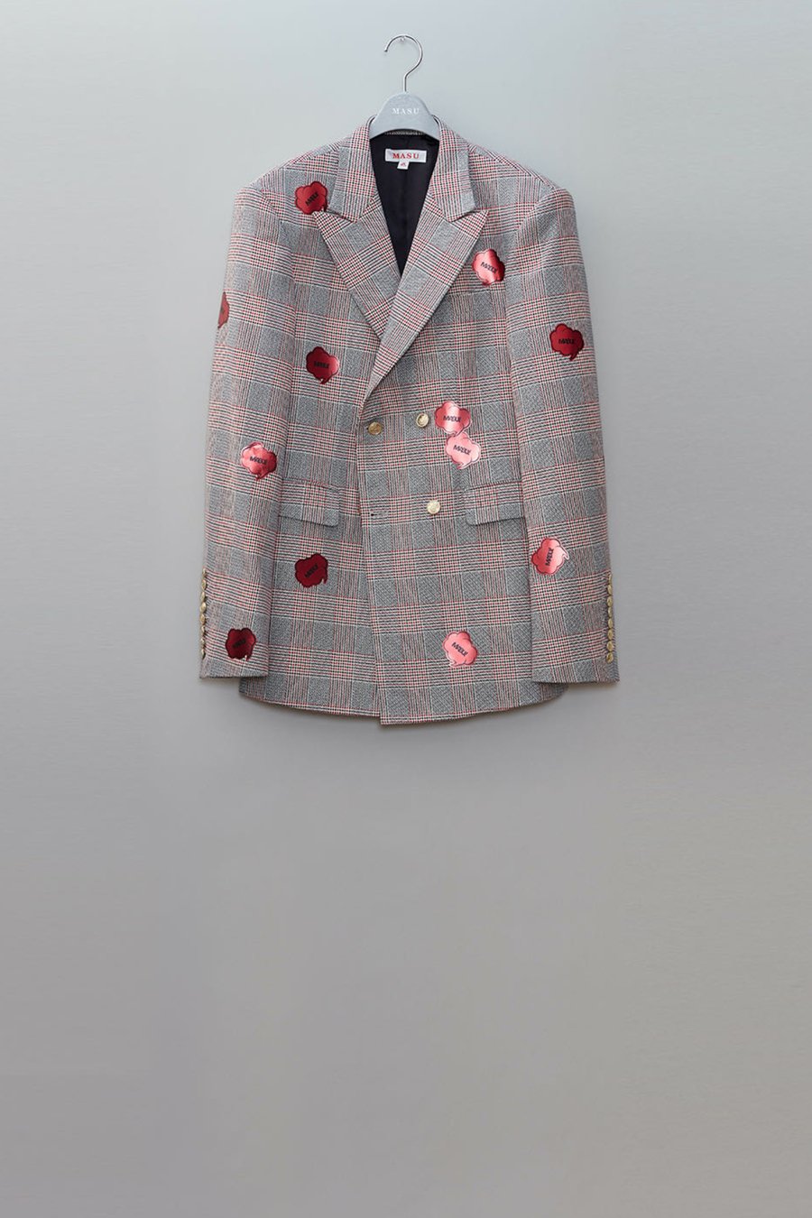 MASU  GLEN PLAID TAILORED JACKET(RED)<img class='new_mark_img2' src='https://img.shop-pro.jp/img/new/icons15.gif' style='border:none;display:inline;margin:0px;padding:0px;width:auto;' />