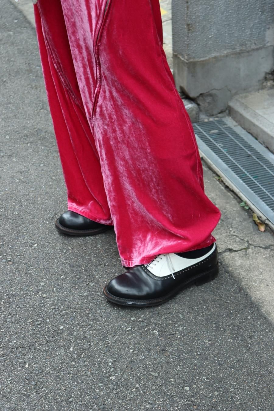 MASU(エムエーエスユー)のVELVET ZIPPER EASY PANTS PINKの MASU(エムエーエスユー)のVELVET ZIPPER EASY PANTS PINKの