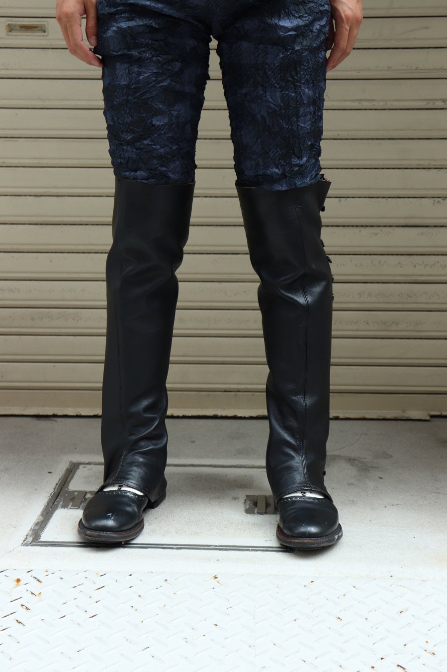 60cmMASU 23FW LEATHER GAITERS - レッグウェア