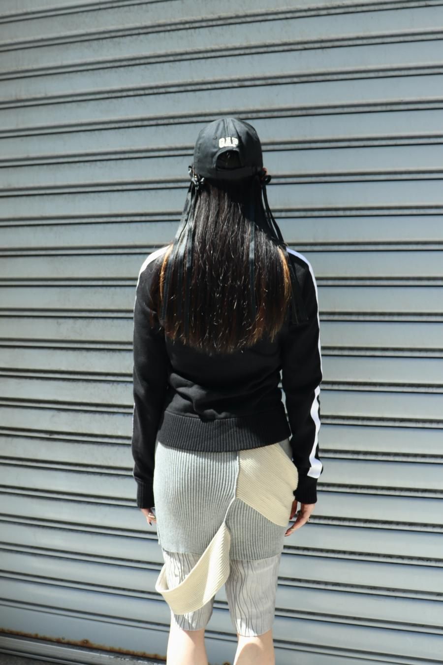 BELPER（ベルパー）のTRACK KNIT JACKET BLACK（ニット）の通販