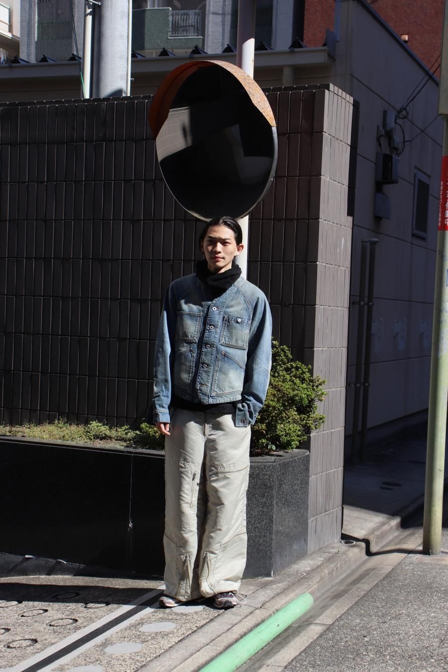 SUGARHILL（シュガーヒル）のNYLON PARASHUTE TROUSERS L.BEIGE