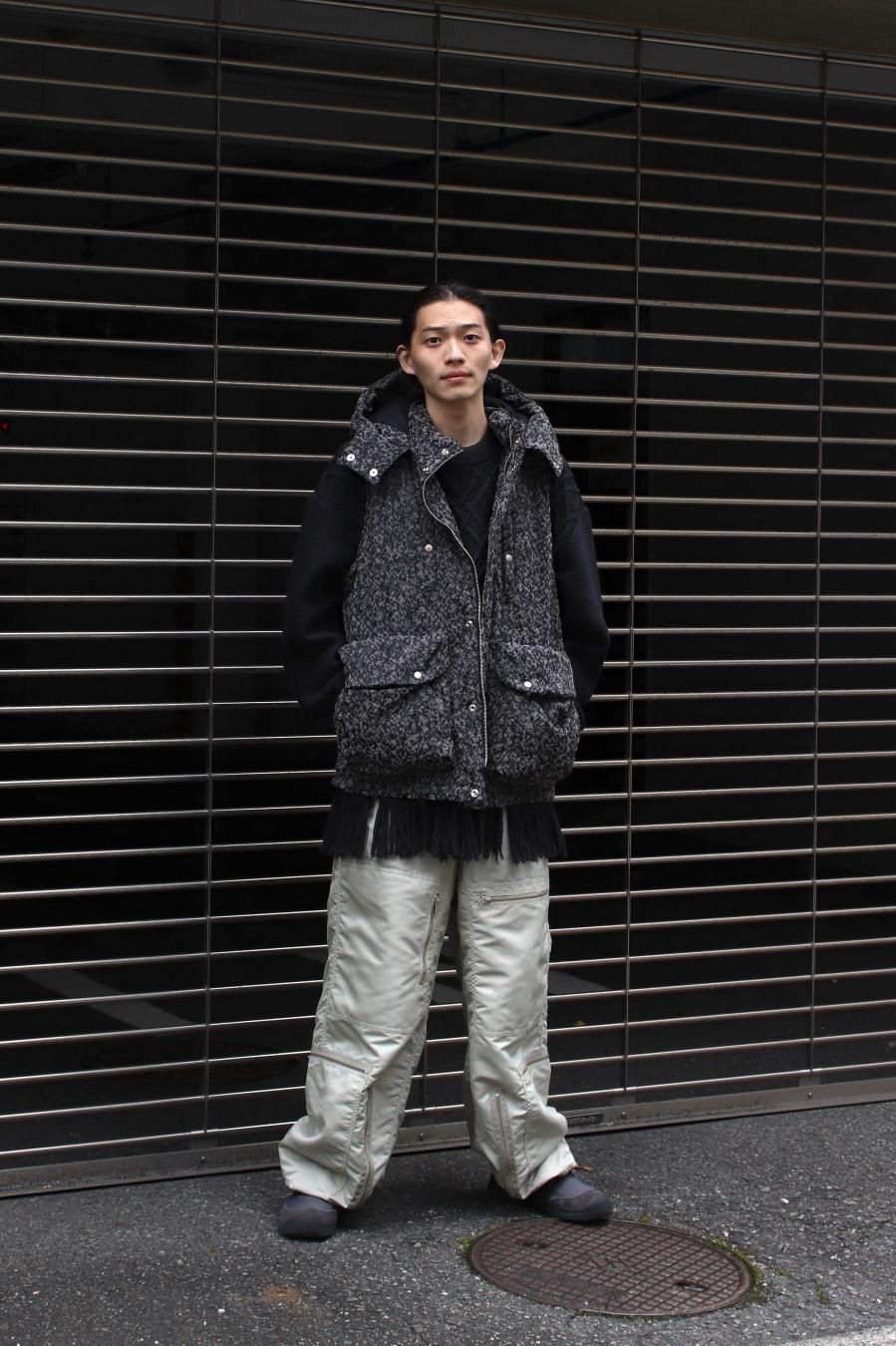 SUGARHILL（シュガーヒル）のNYLON PARASHUTE TROUSERS L.BEIGE