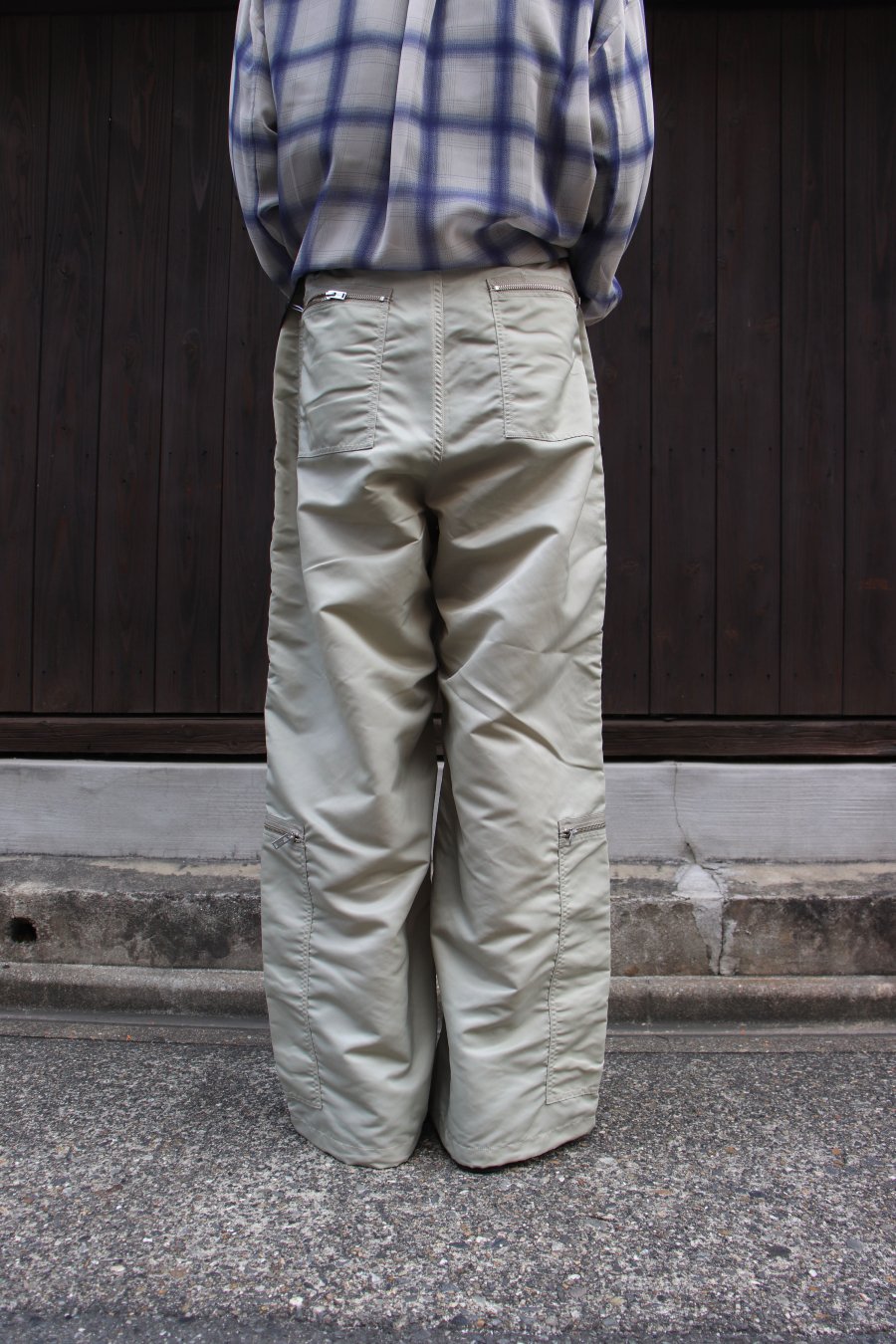 SUGARHILL（シュガーヒル）のNYLON PARASHUTE TROUSERS L.BEIGEの通販サイト-大阪 堀江 PALETTE art  alive（パレットアートアライヴ）-