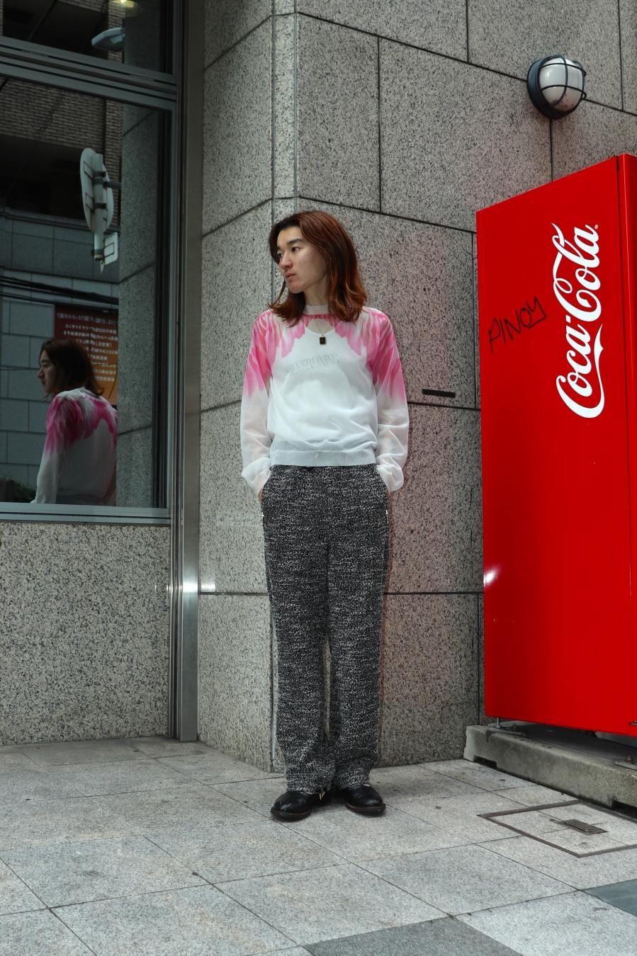 MASU(エムエーエスユー)のCLEAR ANGEL WING SWEATER CLEAR MASU(エムエーエスユー)のCLEAR ANGEL WING SWEATER CLEAR