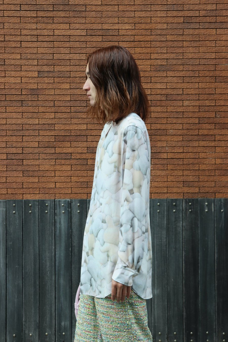 MASU（エムエーエスユー）のPRINT SILK SHIRT FLOCKY DOLLの通販サイト ...