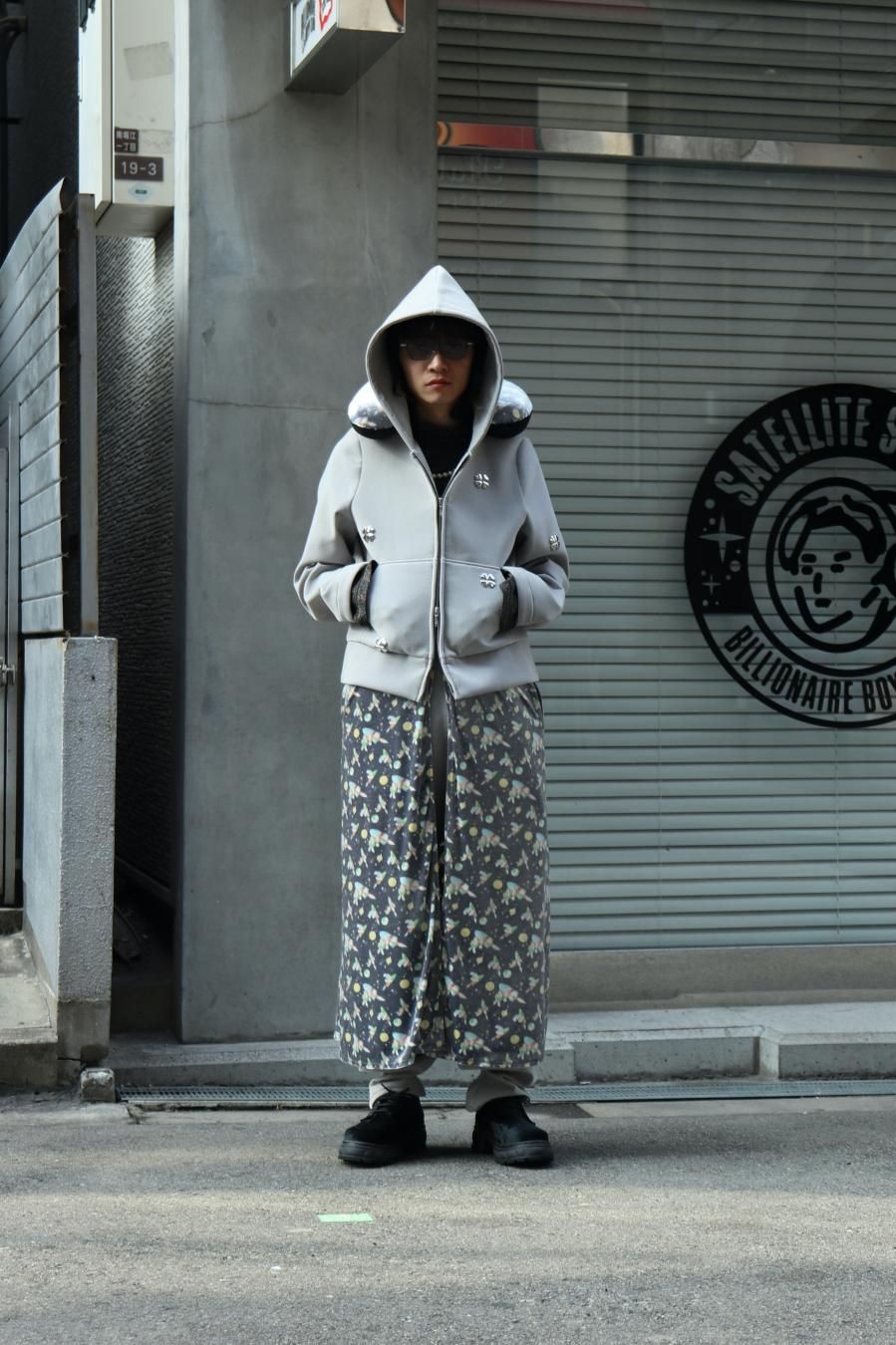 MASU（エムエーエスユー）のPRINT VELOUR NECK PILLOW BLACKの