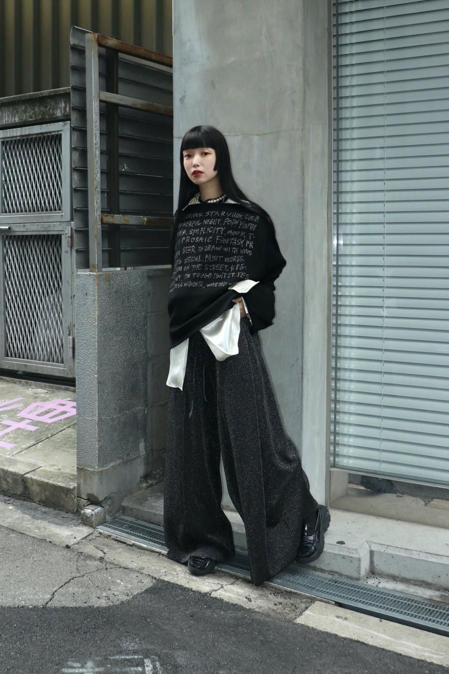 SHINYAKOZUKA(シンヤコズカ)のTIE HENRY DEAR BLACKの通販 SHINYAKOZUKA(シンヤコズカ)のTIE HENRY DEAR BLACKの通販