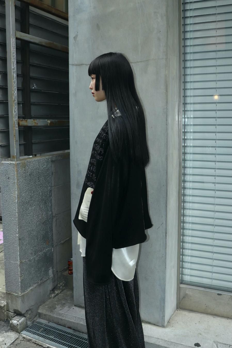 トップス SHINYAKOZUKA TIE HENRYDEAR(BLACK) SHINYAKOZUKA（シンヤコズカ）のTIE HENRY DEAR BLACKの通販