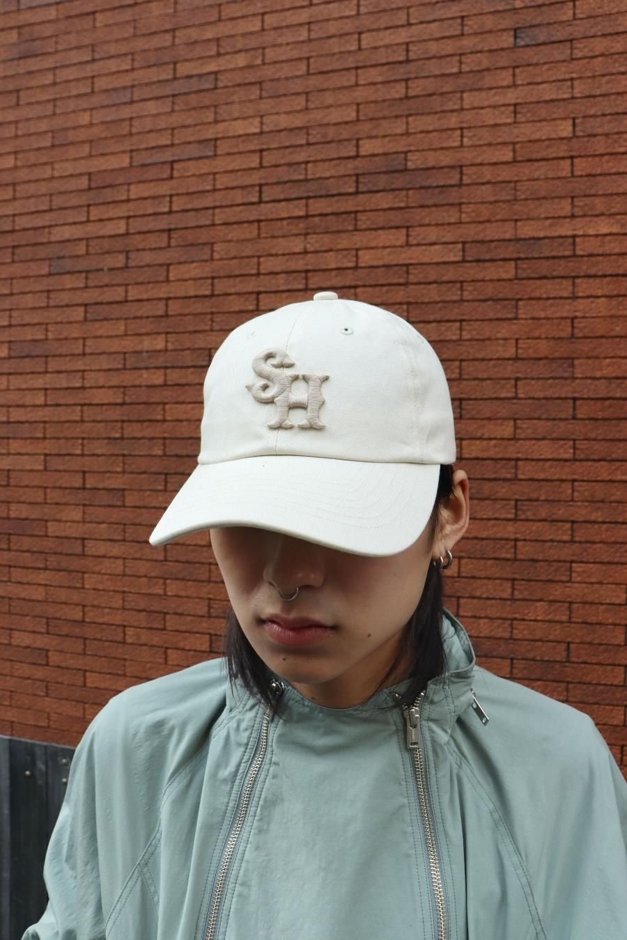 SUGARHILL(シュガーヒル)のLOGO BASEBALL CAP(BLACK)(キャップ