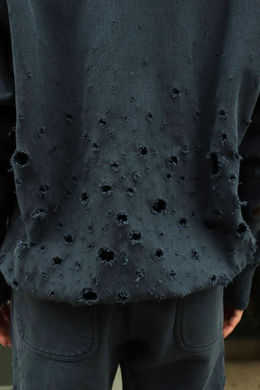 SUGARHILL（シュガーヒル）のCRASHED HOODIE OLD NAVYの通販