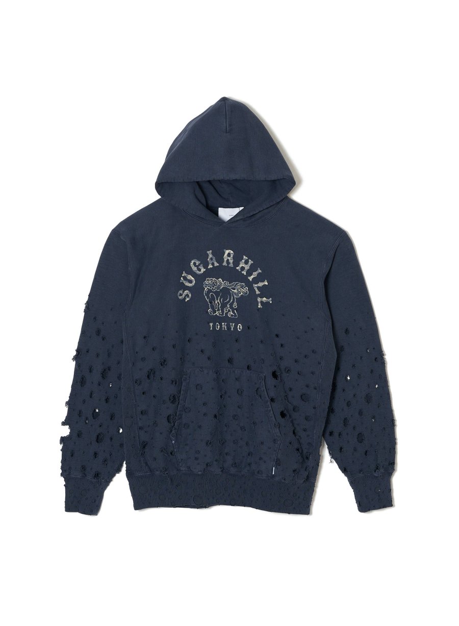SUGARHILL  CRASHED HOODIE(OLD NAVY)<img class='new_mark_img2' src='https://img.shop-pro.jp/img/new/icons15.gif' style='border:none;display:inline;margin:0px;padding:0px;width:auto;' />