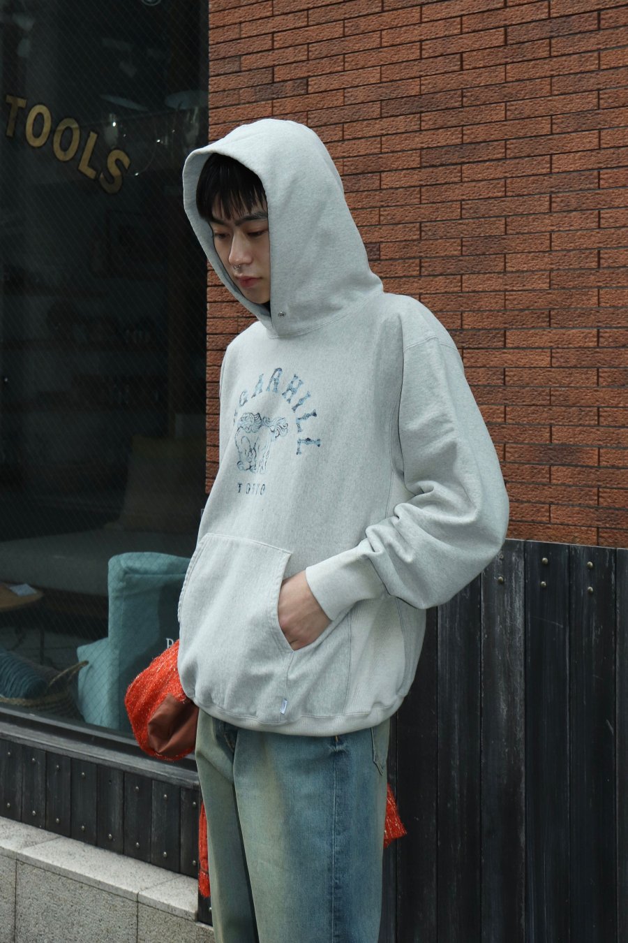 SUGARHILL（シュガーヒル）のLOGO PRINTED HOODIE HEATHER GRAYの通販サイト-大阪 堀江 PALETTE art  alive（パレットアートアライヴ）-