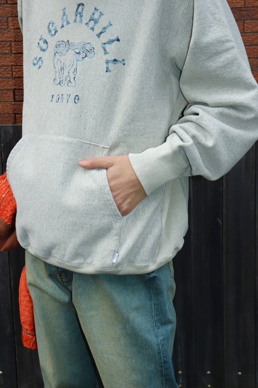 SUGARHILL（シュガーヒル）のLOGO PRINTED HOODIE HEATHER GRAYの通販サイト-大阪 堀江 PALETTE art  alive（パレットアートアライヴ）-