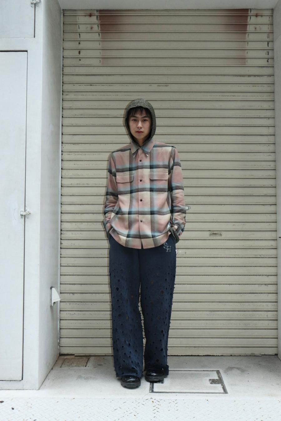 SUGARHILL（シュガーヒル）のCRASHED SWEAT TROUSERS OLD NAVYの