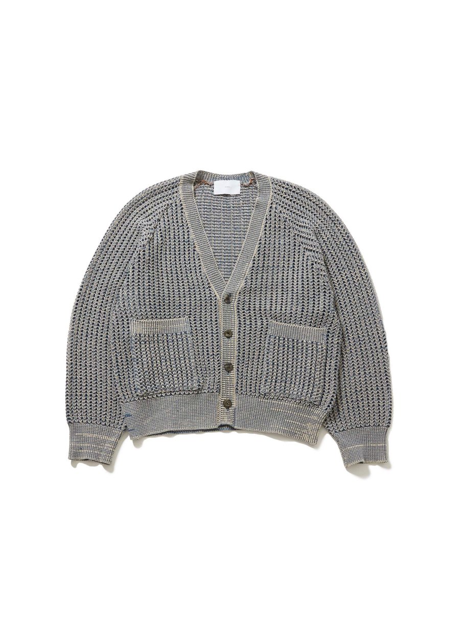 SUGARHILL  COTTON KNIT CARDIGAN(NAVY BEIGE)<img class='new_mark_img2' src='https://img.shop-pro.jp/img/new/icons15.gif' style='border:none;display:inline;margin:0px;padding:0px;width:auto;' />