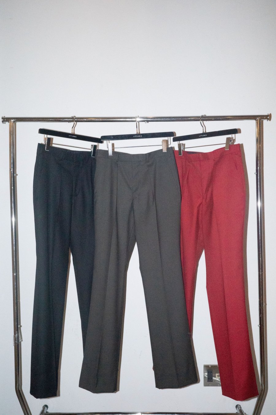 LITTLEBIG  Plain Trousers(Black)<img class='new_mark_img2' src='https://img.shop-pro.jp/img/new/icons15.gif' style='border:none;display:inline;margin:0px;padding:0px;width:auto;' />